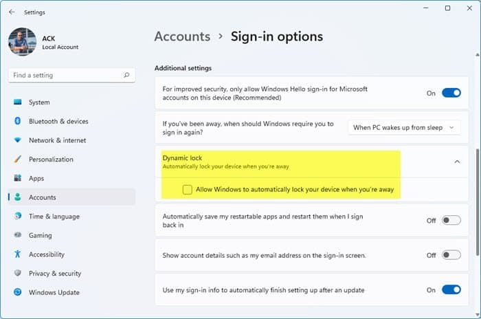 阻止计算机自动锁定 Windows 11/10