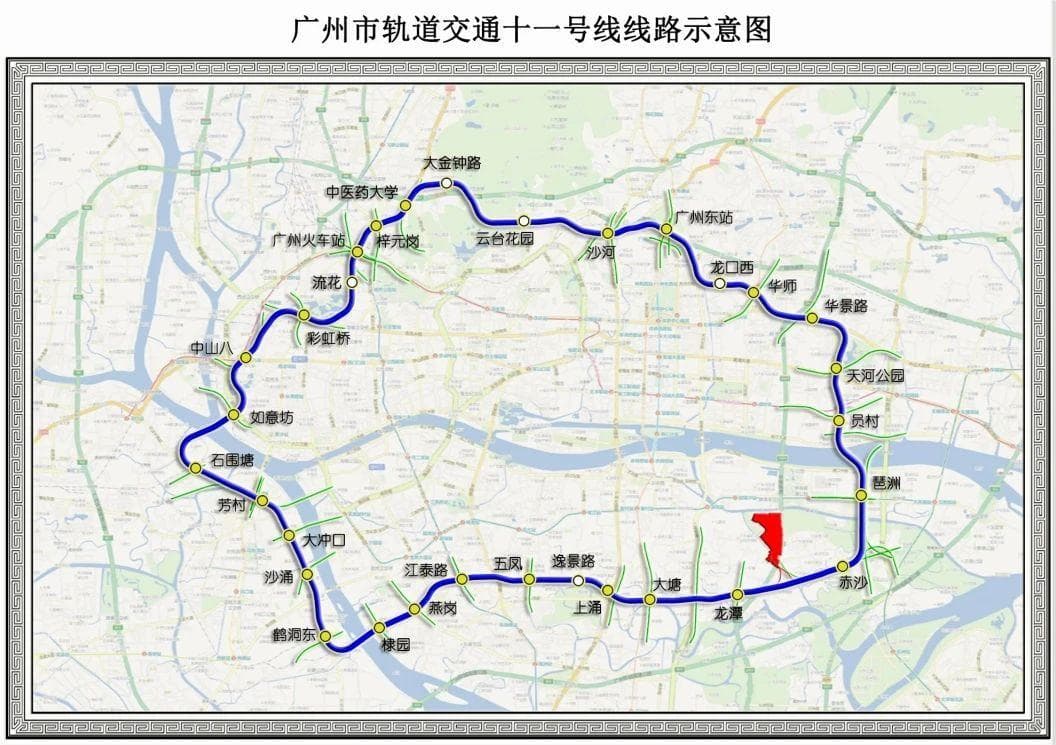 开创多个全国第一！大湾区首条地铁环线来啦