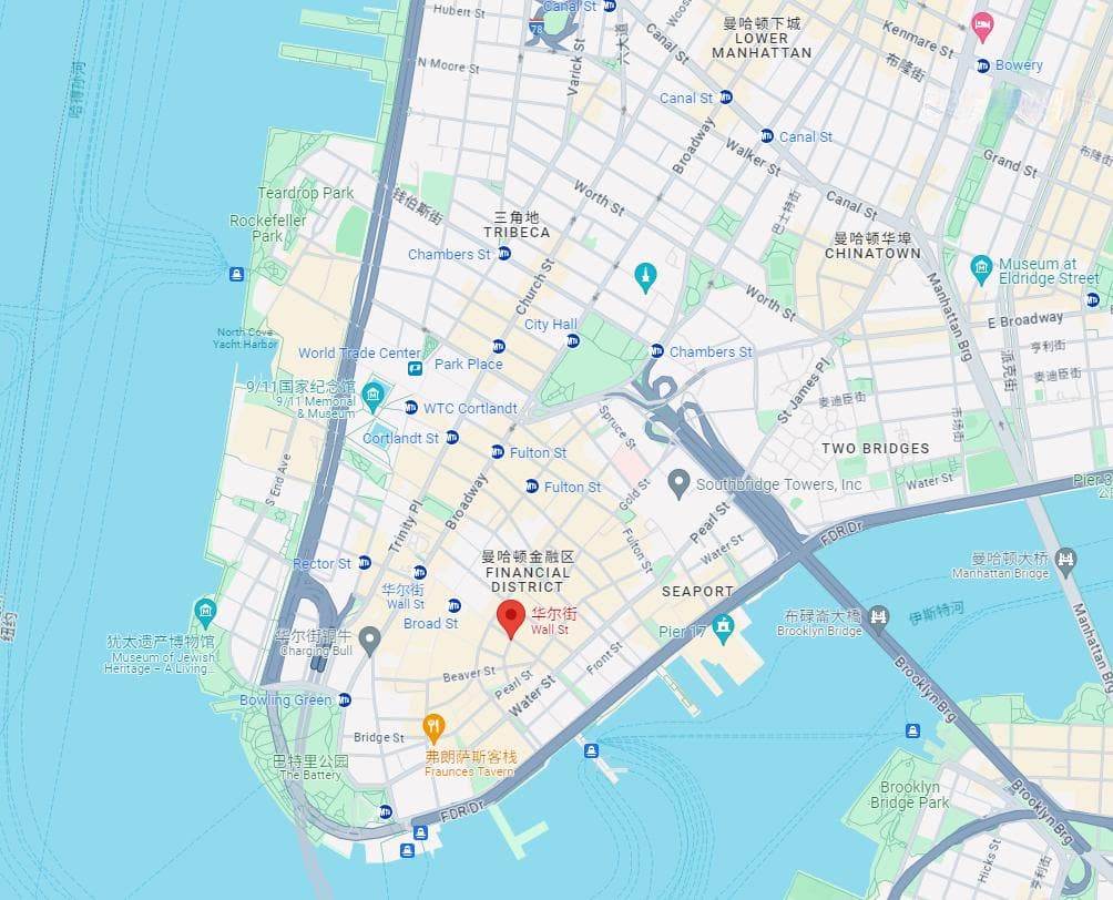 纽约华尔街Wall Street 简介