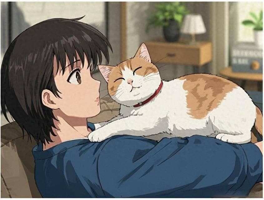 养猫久了才懂，猫咪用头“撞你”，是有话和你说！