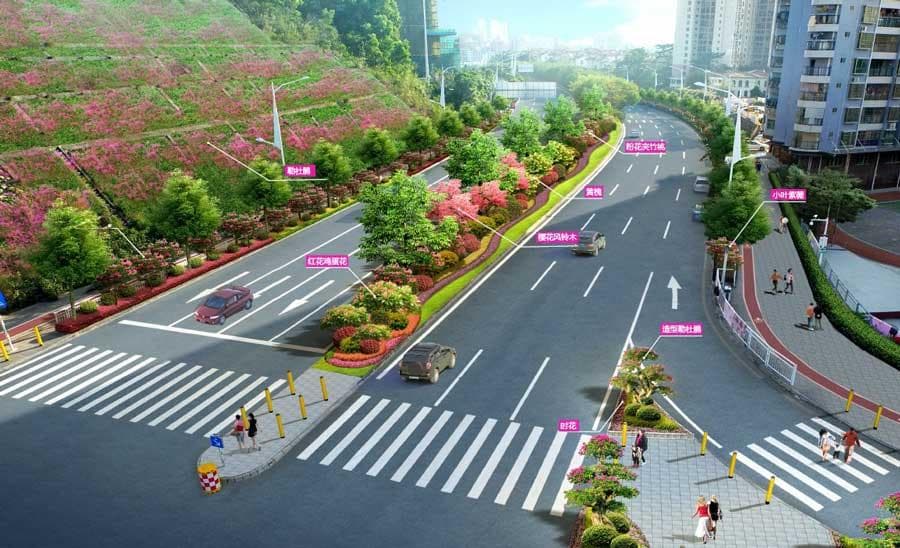 深圳景观大道整治：三段式设计+智能管理，打造城市绿色新地标