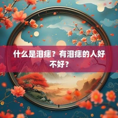 什么是泪痣？有泪痣的人好不好？