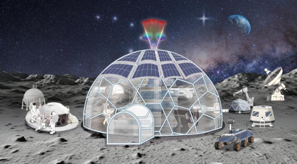 面向太空基地建设的月基全域太空环境平台