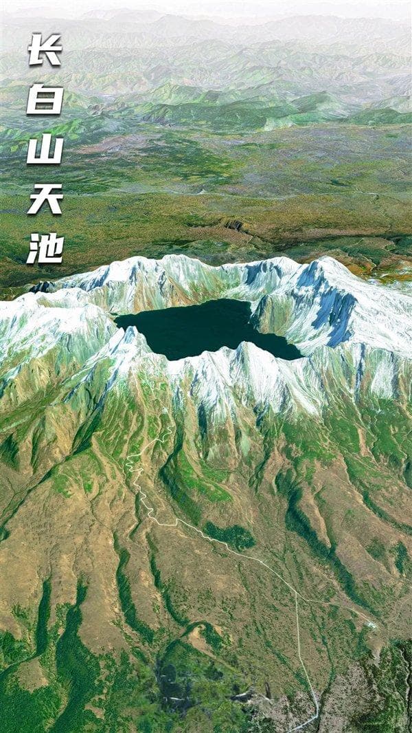 卫星看中国12大壮美天池！你很可能只知道2个