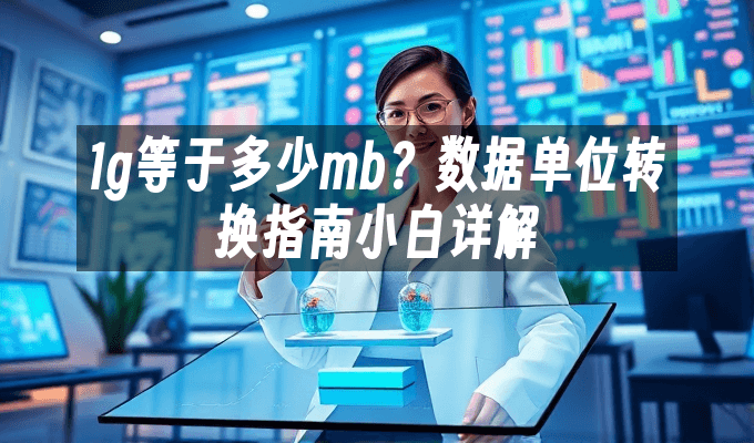 1GB等于多少MB？数据单位转换指南小白详解
