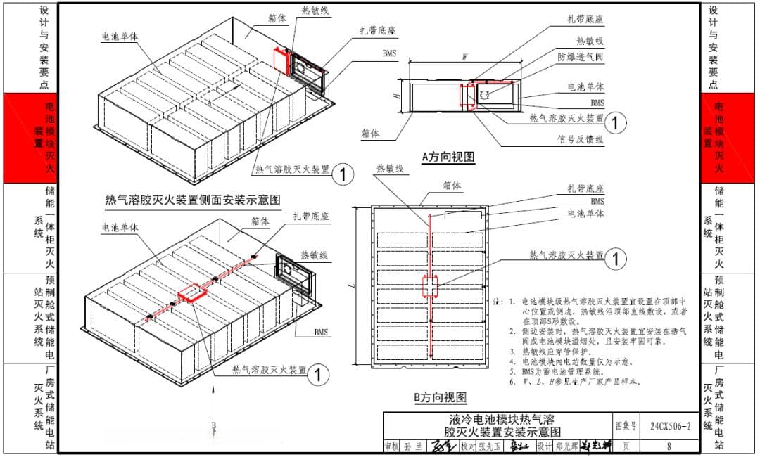 国标参考图集发布：规范储能电站消防安全设计