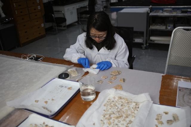 90后修复师团队历时10年，21幅韩休墓壁画再现唐朝风采
