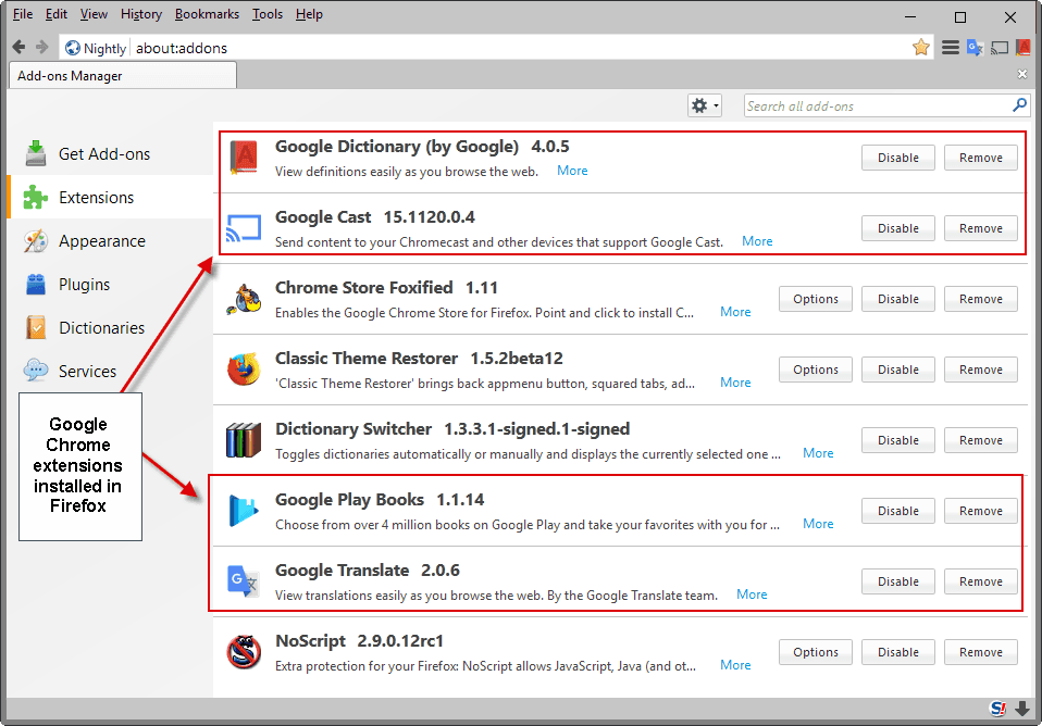 如何在Firefox中安装Google Chrome扩展程序
