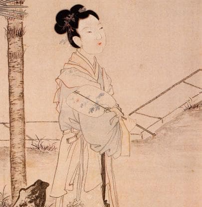 班婕妤画扇：古代宫廷的悲剧与艺术的象征