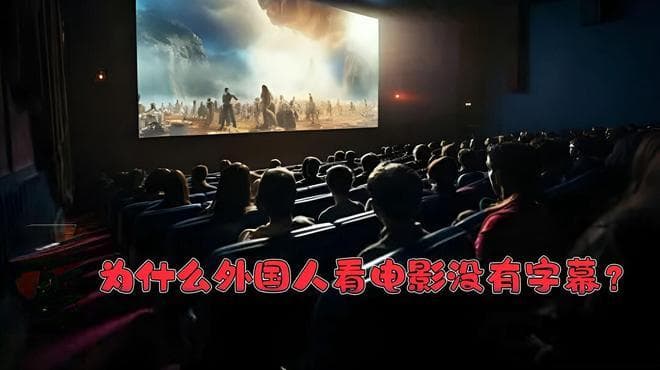 外国人看电影基本不看字幕，因为它是标配给残障人群使用的！