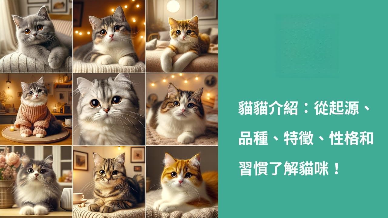 猫咪介绍：从起源、品种、特征、性格和习惯了解猫咪！