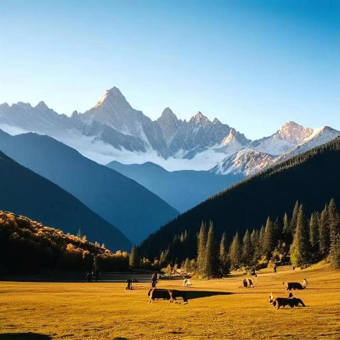 美丽的神山——达瓦更扎