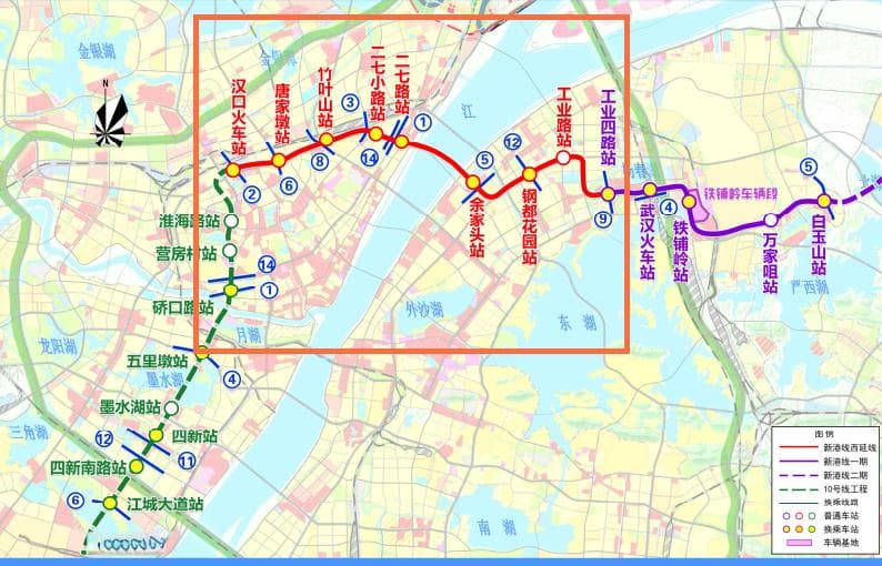 武汉地铁今年没有线路开通，白沙洲过江地铁11号线四期 ...