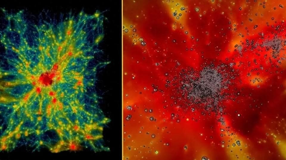 超级计算机对宇宙进行了有史以来最大、最复杂的模拟