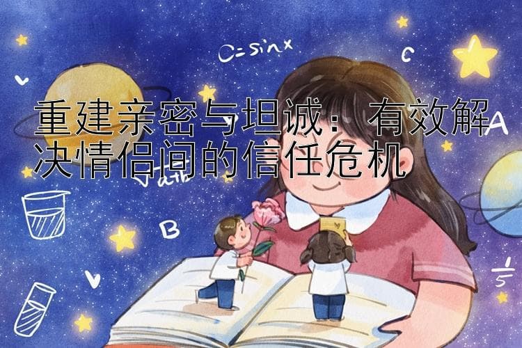 重建亲密与坦诚：有效解决情侣间的信任危机