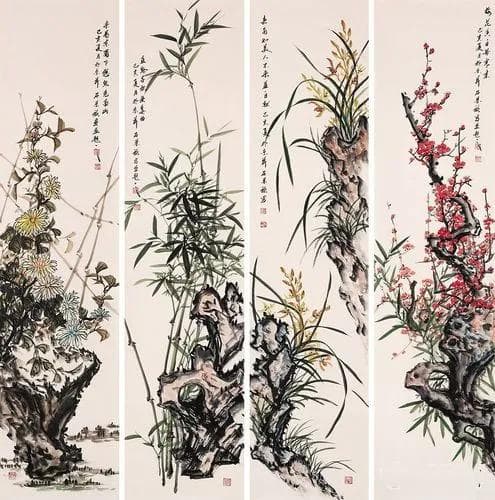 梅兰竹菊映斋号，古风网名承文脉