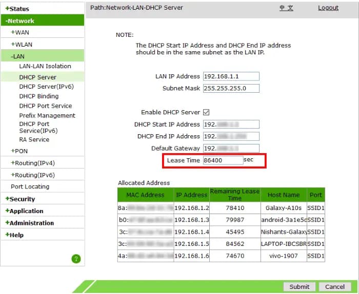 如何在 Windows 11/10 中更改 DHCP 租用时间