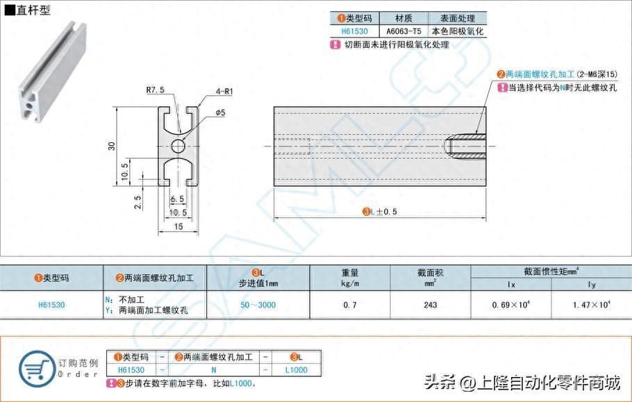 门框用铝合金型材标准规格型号大全