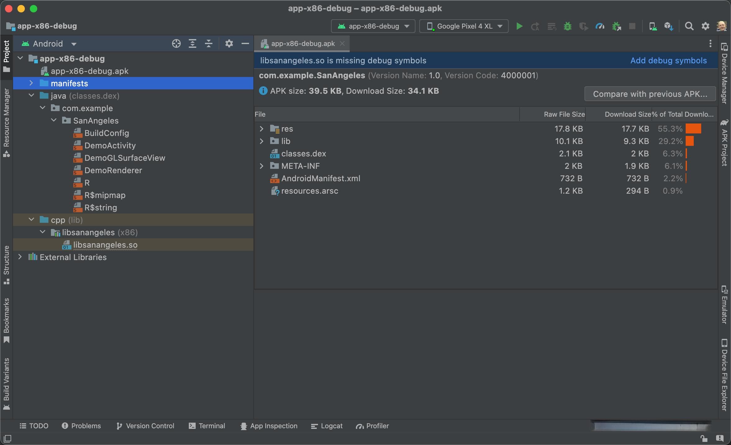 Android 对预构建的 APK 进行性能分析