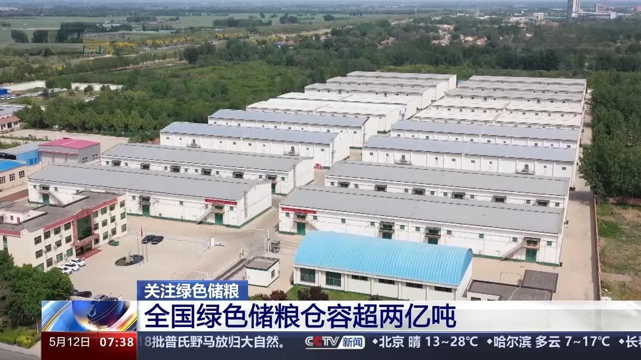 全国绿色储粮仓容超两亿吨 夯实粮食仓储能力、筑牢粮食安全防线