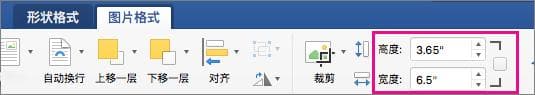 Office中图片、形状、文本框或艺术字大小调整指南