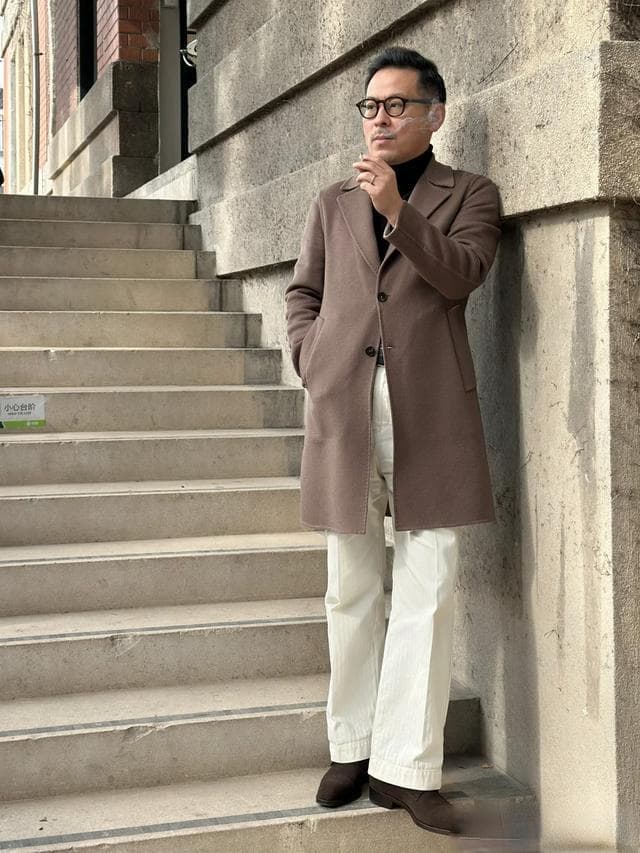 50岁以上男性如何选择上衣，提升冬季时尚与品味