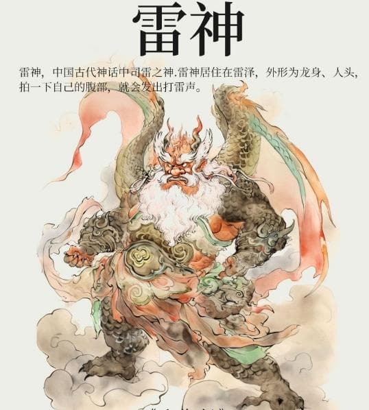 雷神信仰的起源与演变