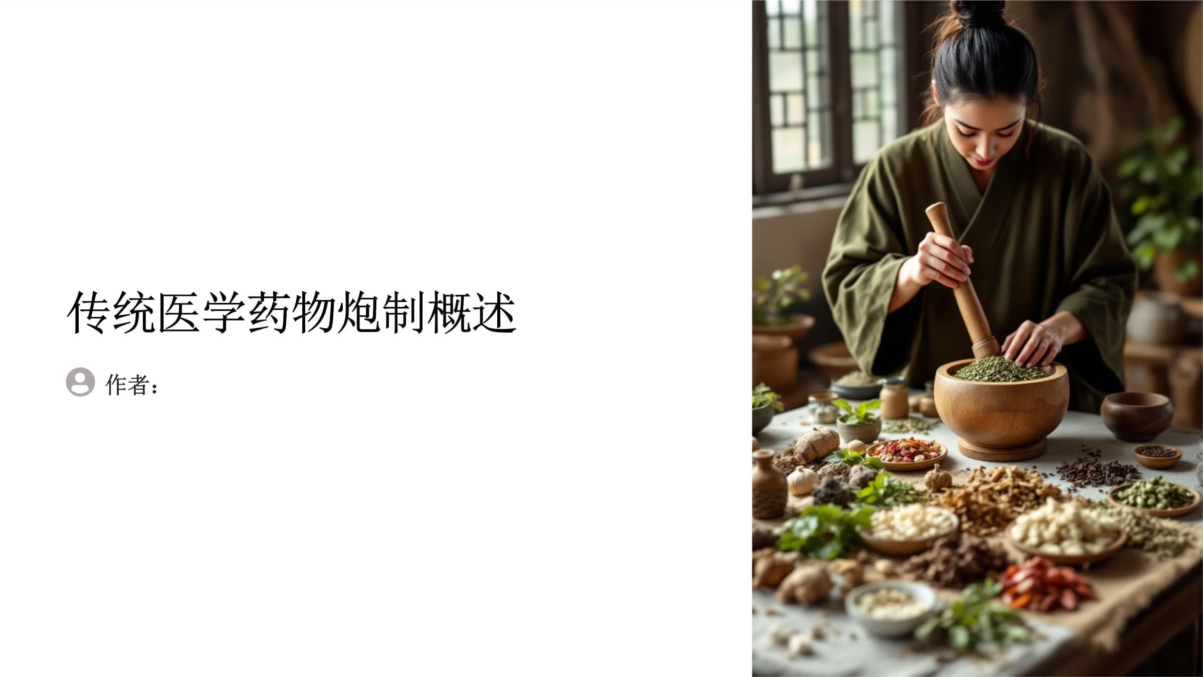 回医学中的传统医学药物炮制