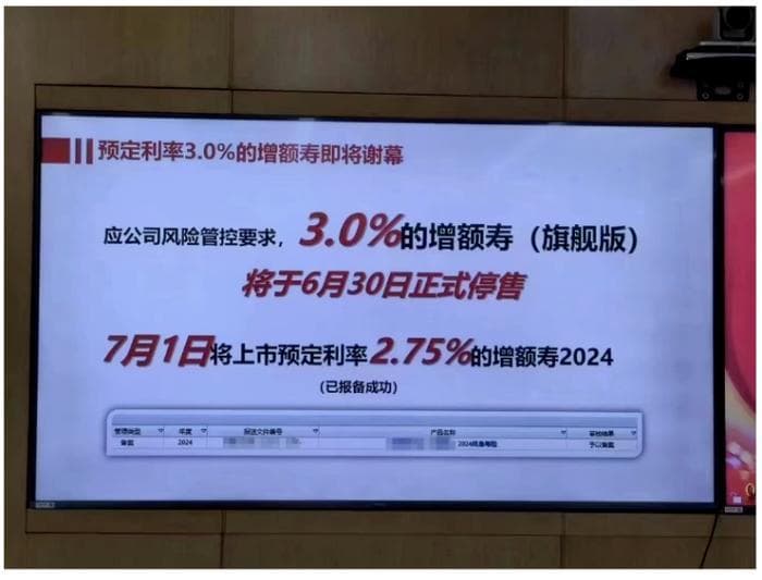3%利率时代将终结，部分险企调降产品预定利率