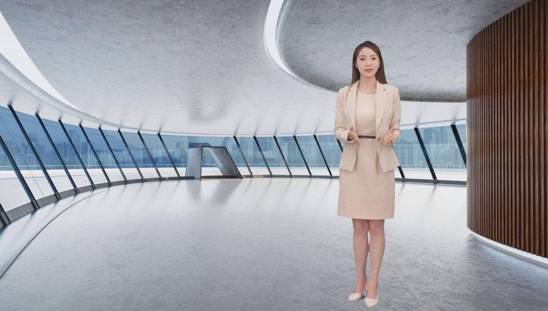 AI数字人主播亮相杭锦旗 开启新闻播报智能时代