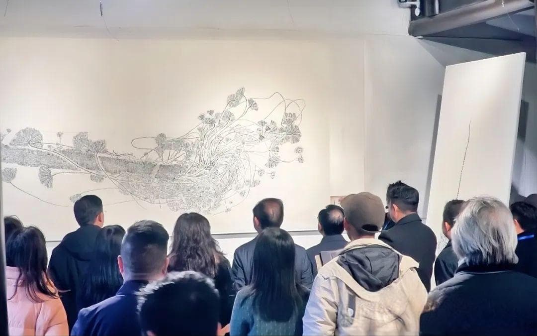 穿越亿年的奇妙之旅！贵州关岭三叠纪古生物化石拓片展在安顺武庙展出
