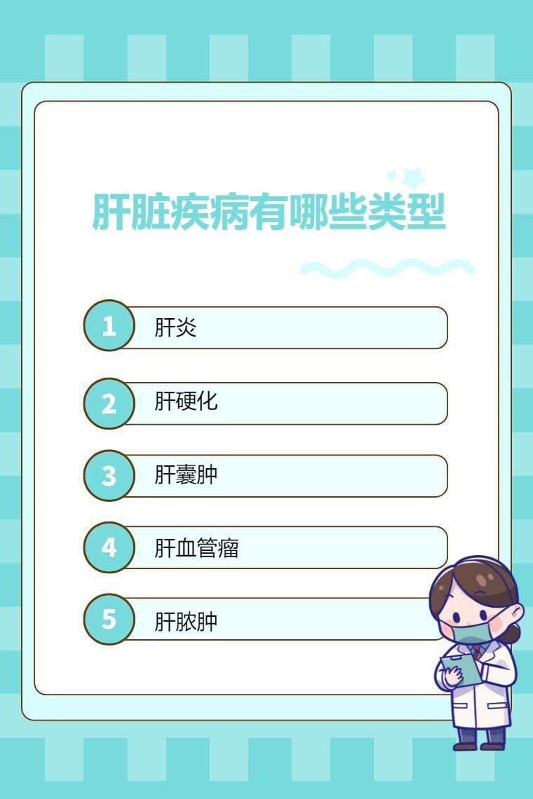 肝脏疾病有哪些类型
