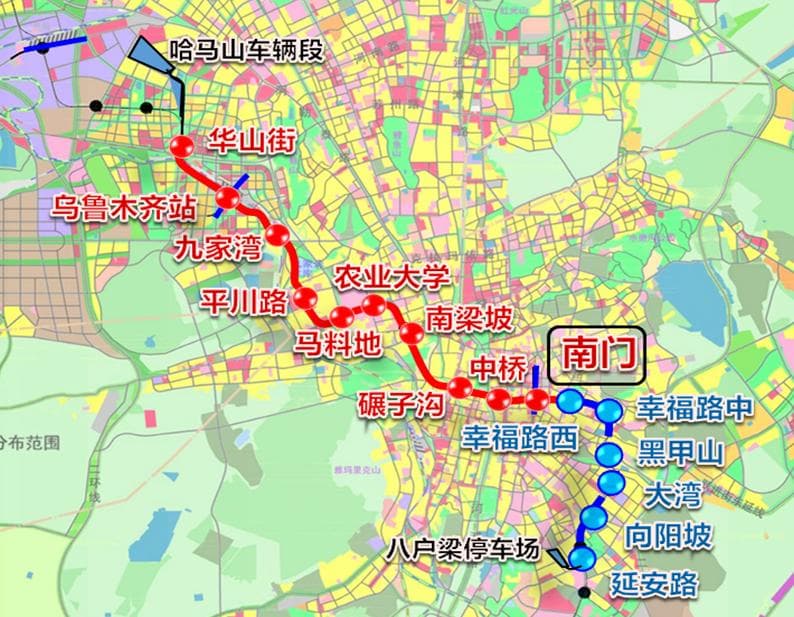 乌鲁木齐地铁2号线建设新进展：电动客车招标启动，计划2026年6月开通