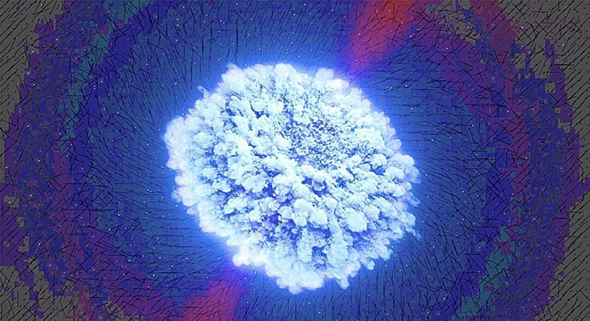天体物理学家首次观察到中子星合并过程中重元素的产生