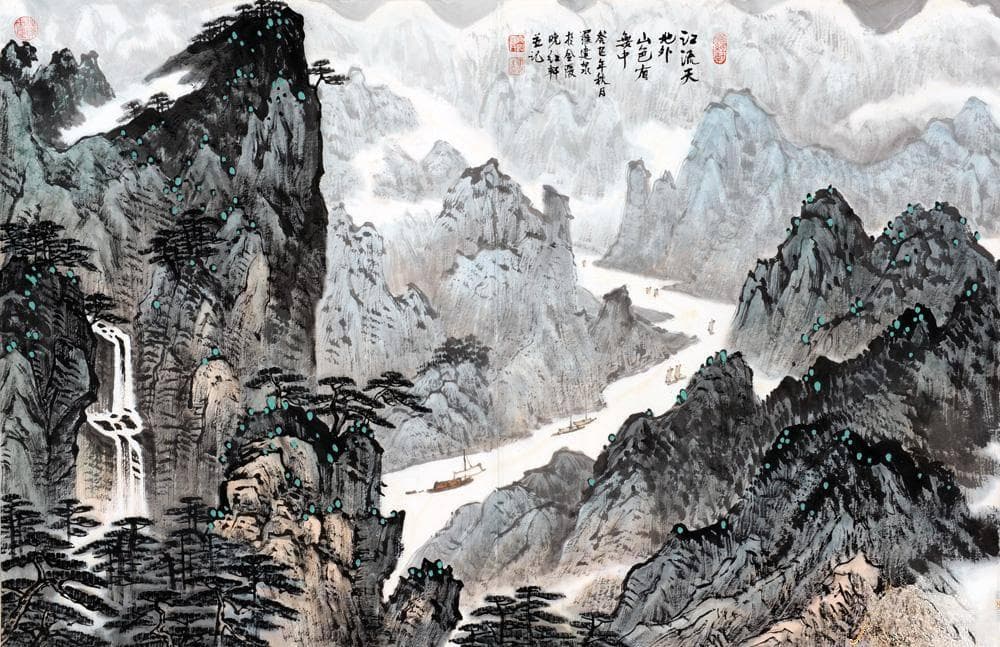 江流天地外，山色有无中：自然之美，人与景融的哲学探讨