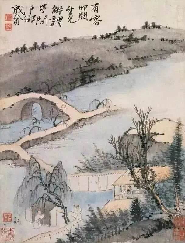 石涛的这些山水画，让人震撼！