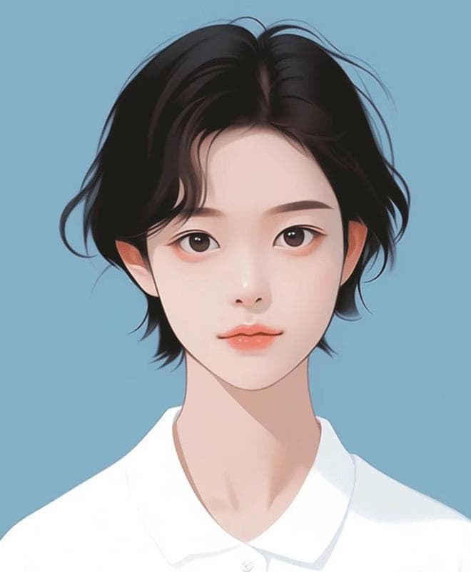 漫画短发来了，波波头和层次短发带点纹理，挂耳造型真好看