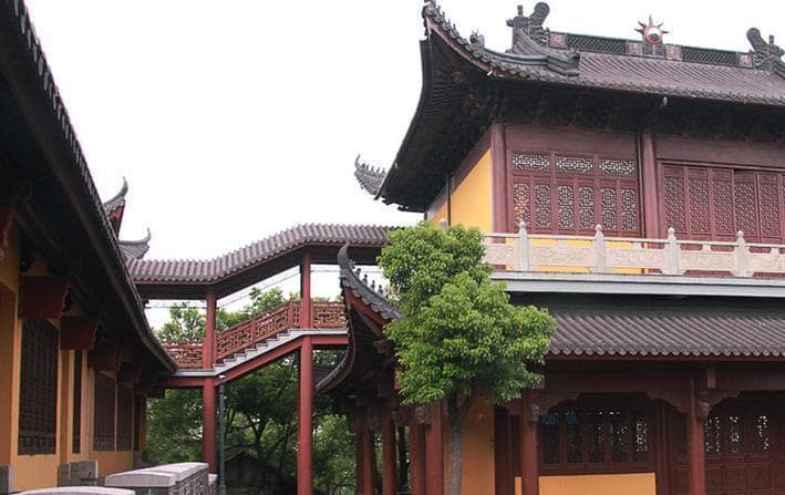 寺庙设计及寺庙建筑的基本布局图