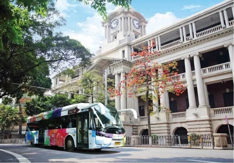 广州无轨电车103路停运，回顾“孖辫车”的多个全国第一