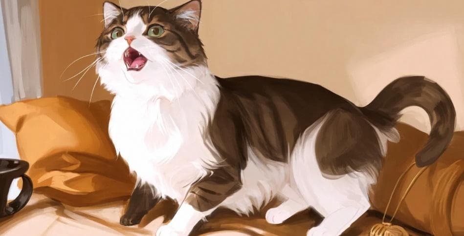 猫咪频繁叫唤的8大原因：从需求表达到健康预警