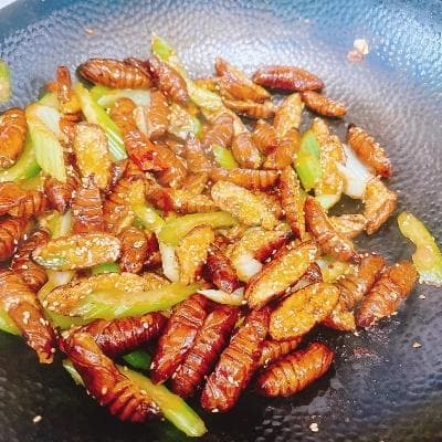 东北蚕蛹做法