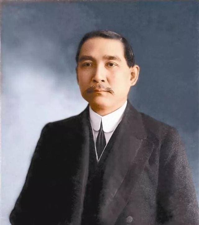 孙中山先生罕见上色彩照，图三身穿军装，图十病逝遗照，场面悲壮