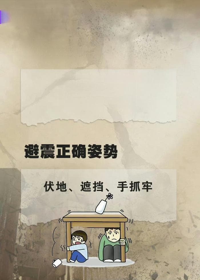 地震逃生应急自救指南