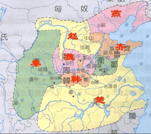 战国七雄背景：七国地理位置与经典战役解析