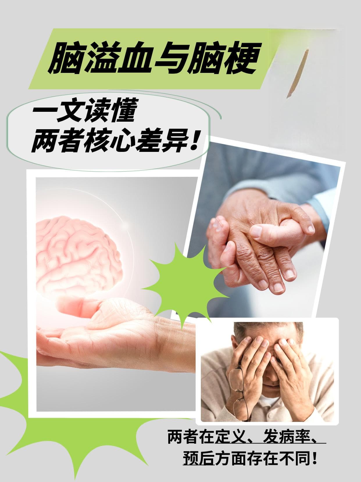 脑溢血与脑梗：一文读懂两者核心差异