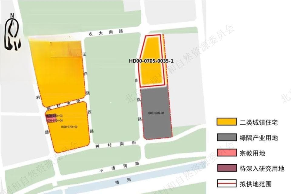 北京2025年一批次供地清单发布！海淀树村现身，顺义地块已发布预申请