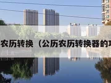 公历农历转换（公历农历转换器的功能）