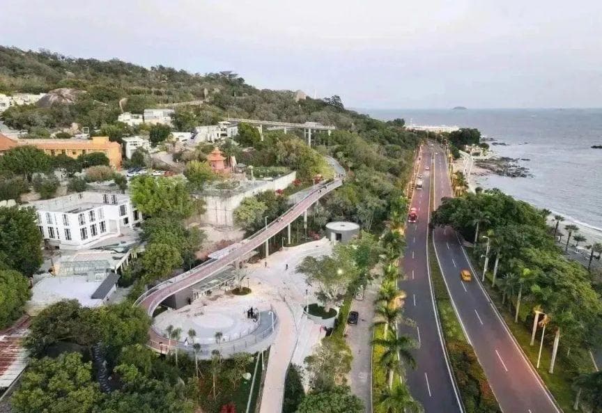 厦门山海健康步道林海线二期天泉步道广场—盼归塔段游玩指南