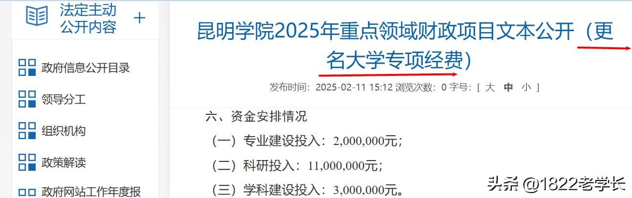 1600万！云南一所高校获“改名”经费，新校名或将挑战云南大学