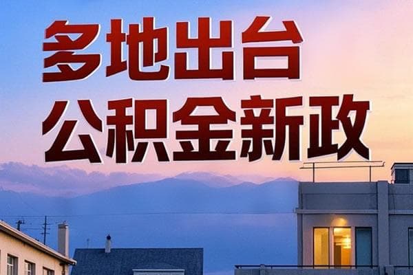 多地出台住房公积金新政，2025最新住房公积金政策解读